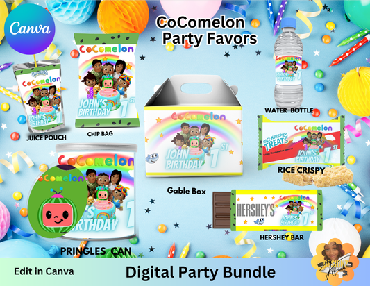 Cocomelon Digital Favor Bundle