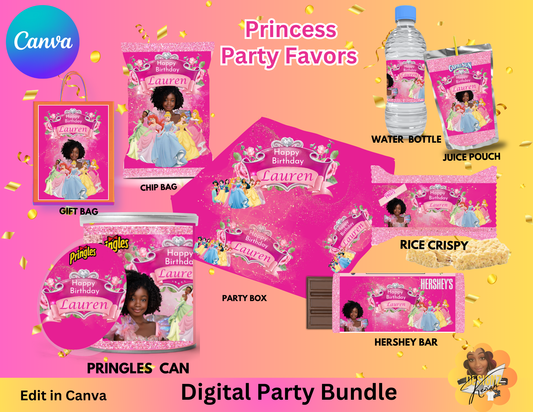 Princess Digital Favor Bundle
