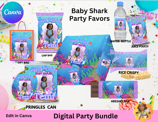 Baby Shark Digital Favor Bundle