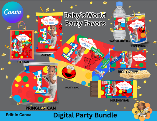 Elmo Digital Favor Bundle