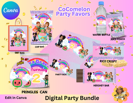 Cocomelon2 Digital Favor Bundle