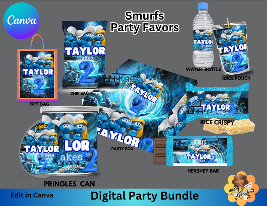 Smurfs Digital Favor Bundle