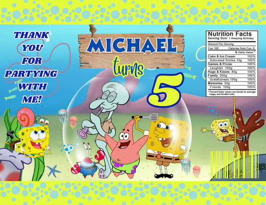 Spongebob Party Package