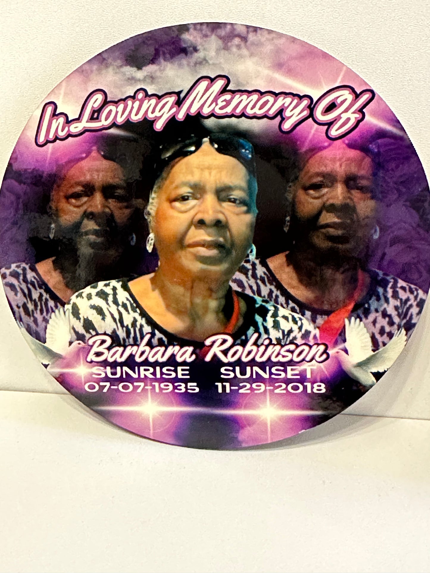 Memorial Memories - Buttons, Clocks, Mask, Magnets, & more